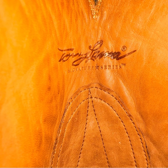 Tony Lama Signature Series Ostrich Leather Western Boots – Women’s 9B - Picture 12 of 16